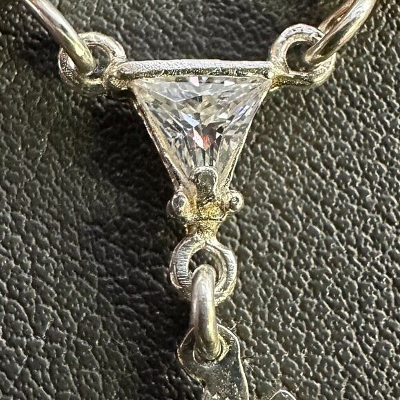 Sterling Silver 925 Mexico Dragonfly Necklace & Earrings Set - Signed - Picture 6 of 9